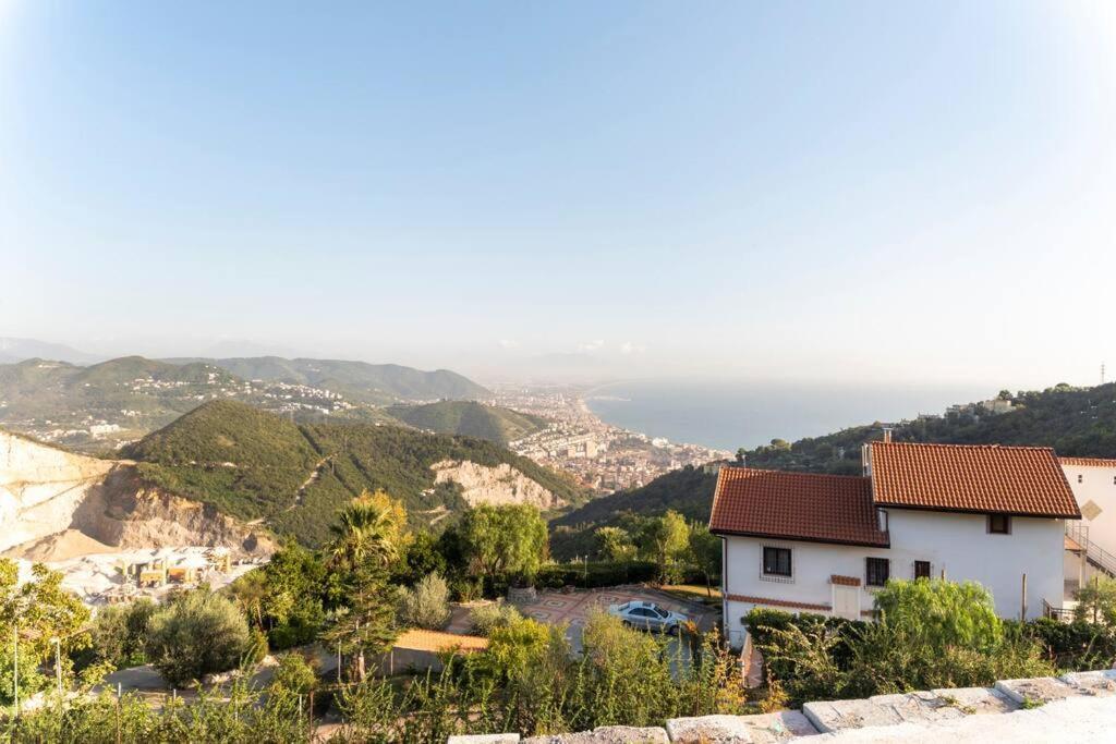 Appartamento Emma Con Piscina - Vista Mare"Tenuta Croce" Salerno Exteriör bild